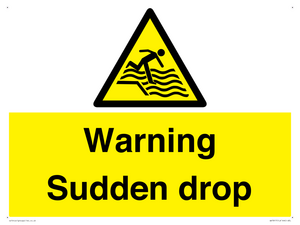 Warning Sudden drop